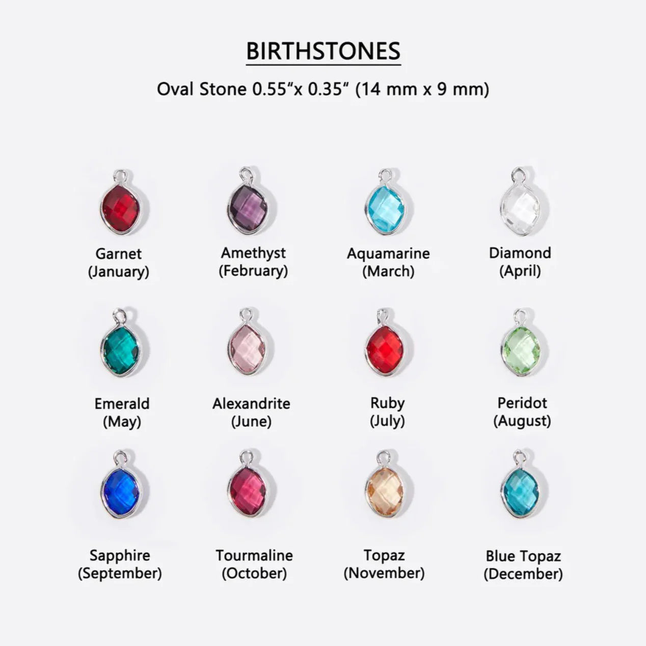 Women's Bracelet With Custom Birthstone and Initials Leaf Charms