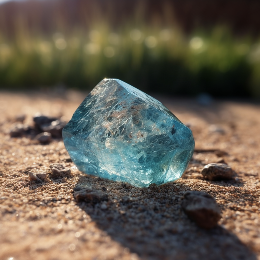 Aquamarine Bracelet - Good luck, Brave, Confidence