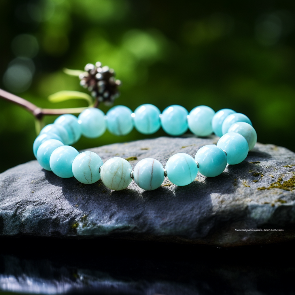 Larimar Bracelet - Peace and Love