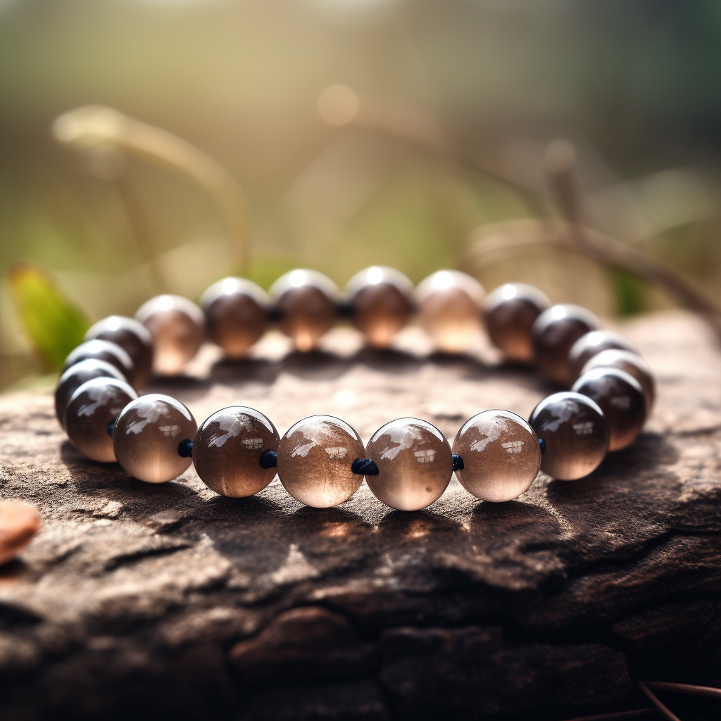 Smoky Quartz Bracelet - Equilibrium, Calm