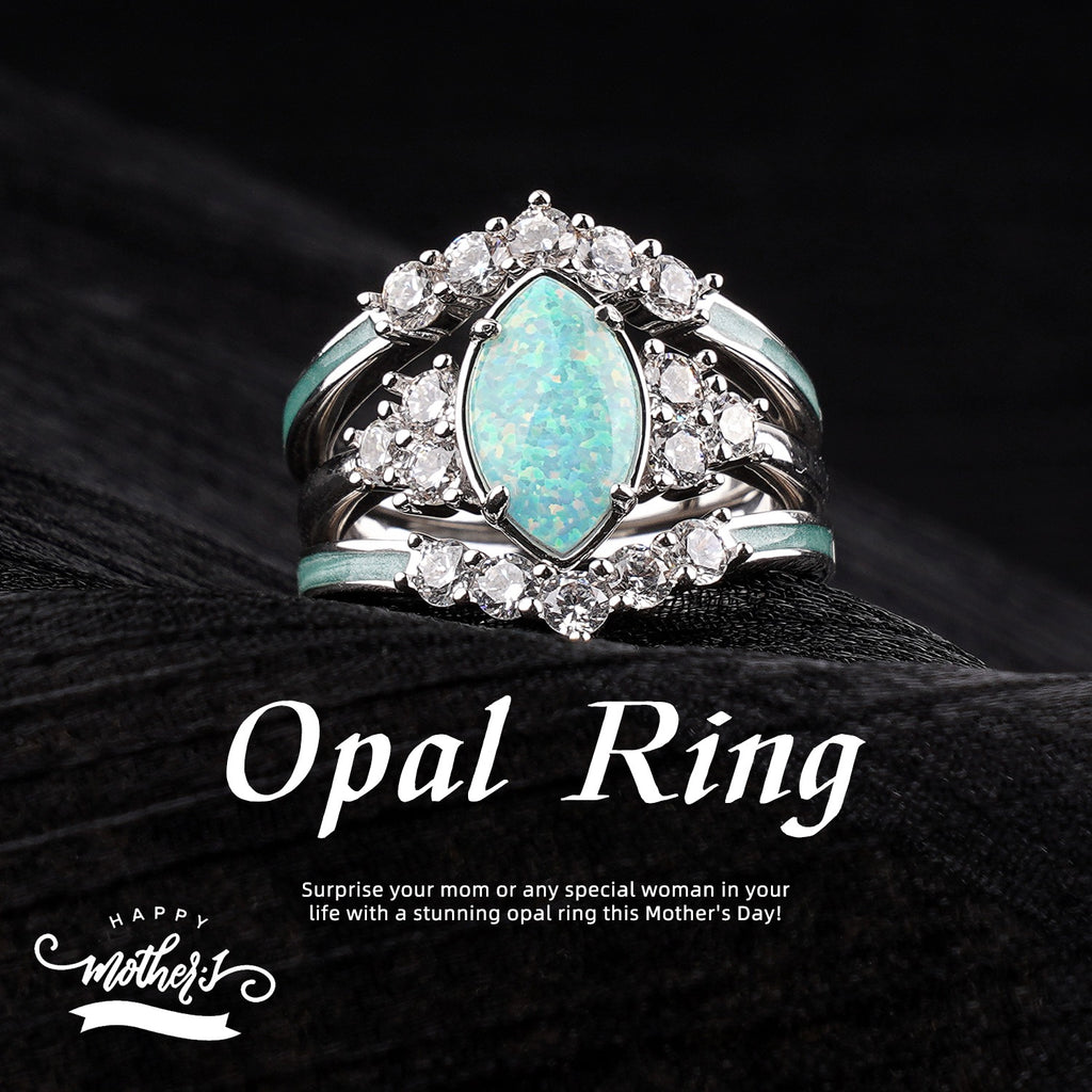 Sterling Silver Opal Ring