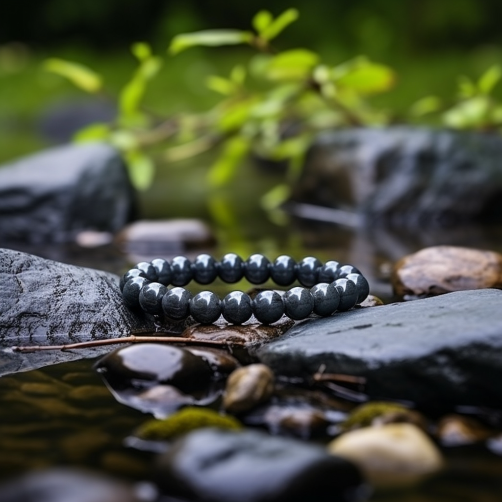 Hematite Bracelet - Health, Righteous, Bright