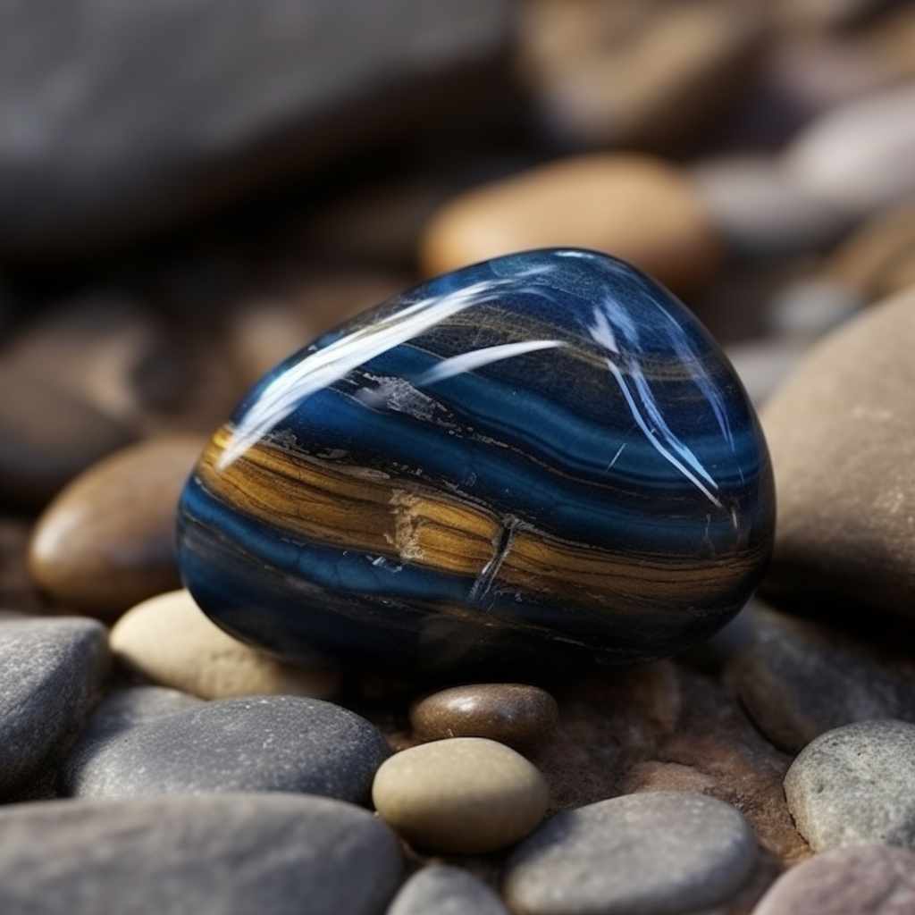 Blue Tiger's Eye Bracelet - Rich, Confidence, Ward off evil spirits