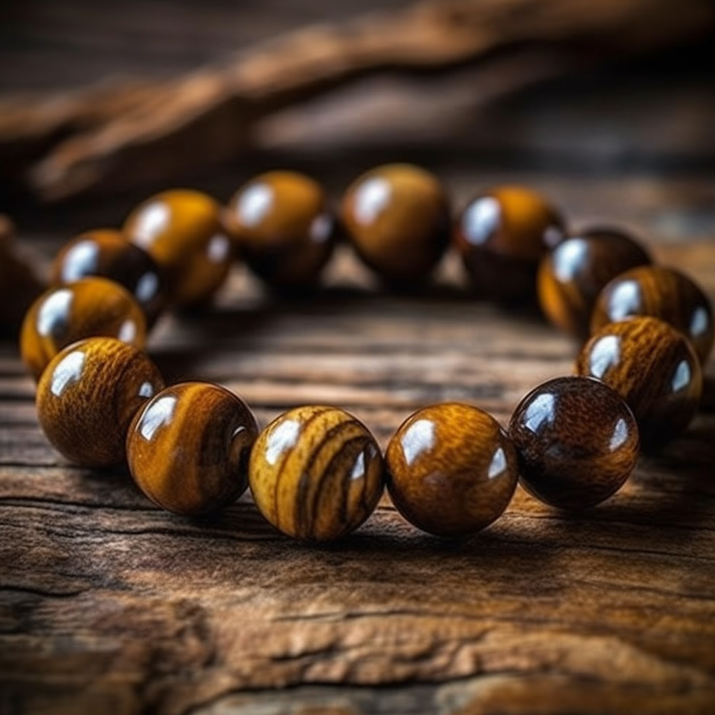 Tiger‘s eye Bracelet - Mystery, Faith, Wish fulfilment