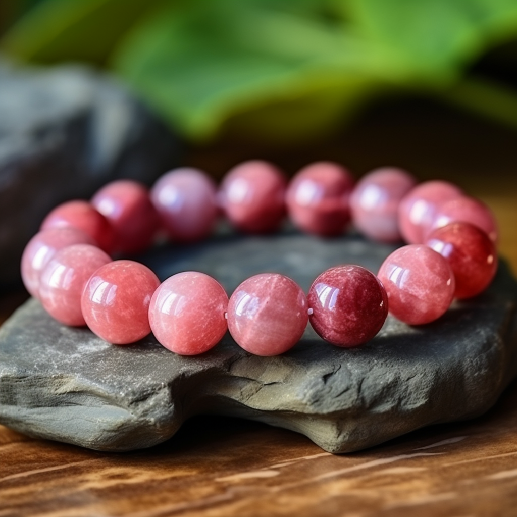 Rhodochrosite Bracelet - Easy-going, Steady, Pleasant