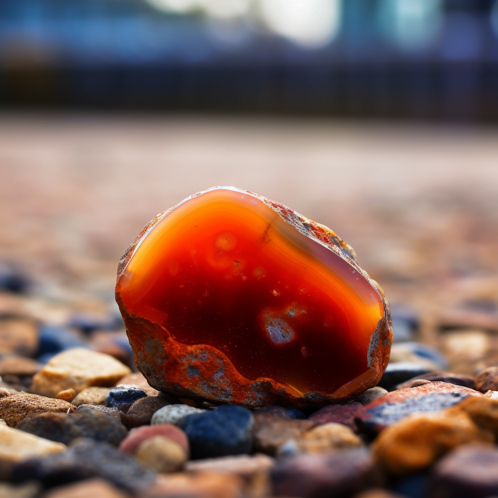 Red Agate Bracelet - Hope, Love, Courage