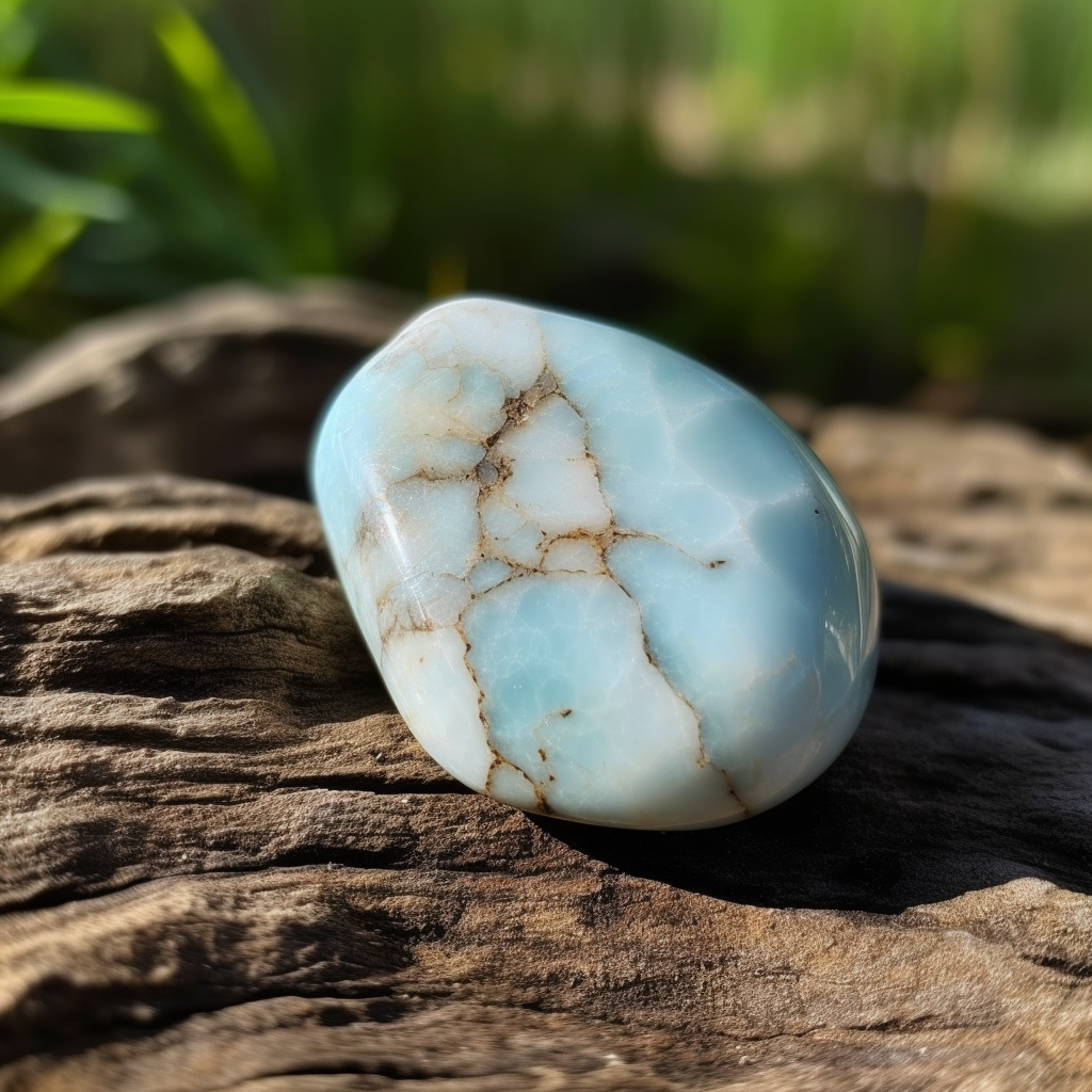Larimar Bracelet - Peace and Love