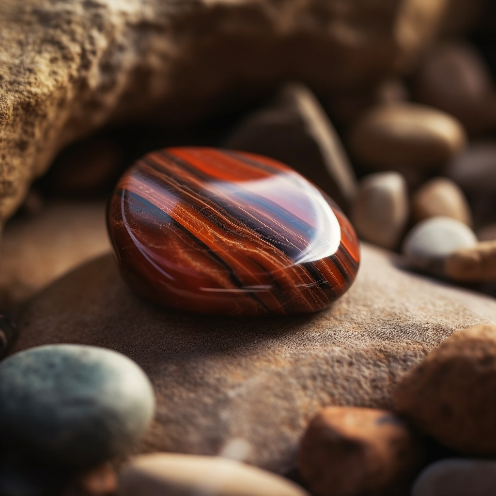Red Tiger's Eye Bracelet - Passion, Courage, Vitality