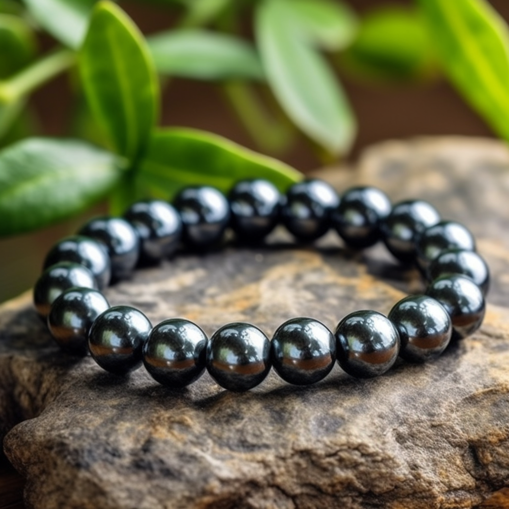Hematite Bracelet - Health, Righteous, Bright