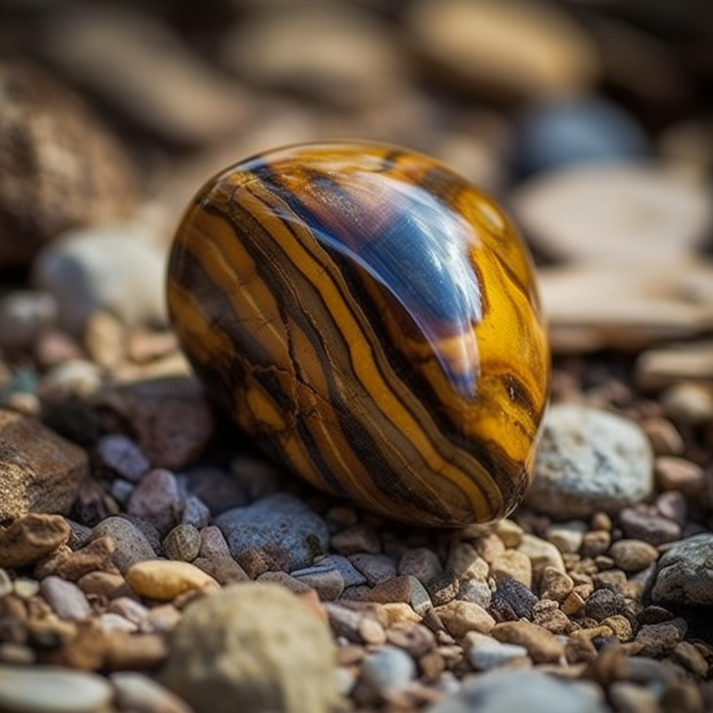 Tiger‘s eye Bracelet - Mystery, Faith, Wish fulfilment