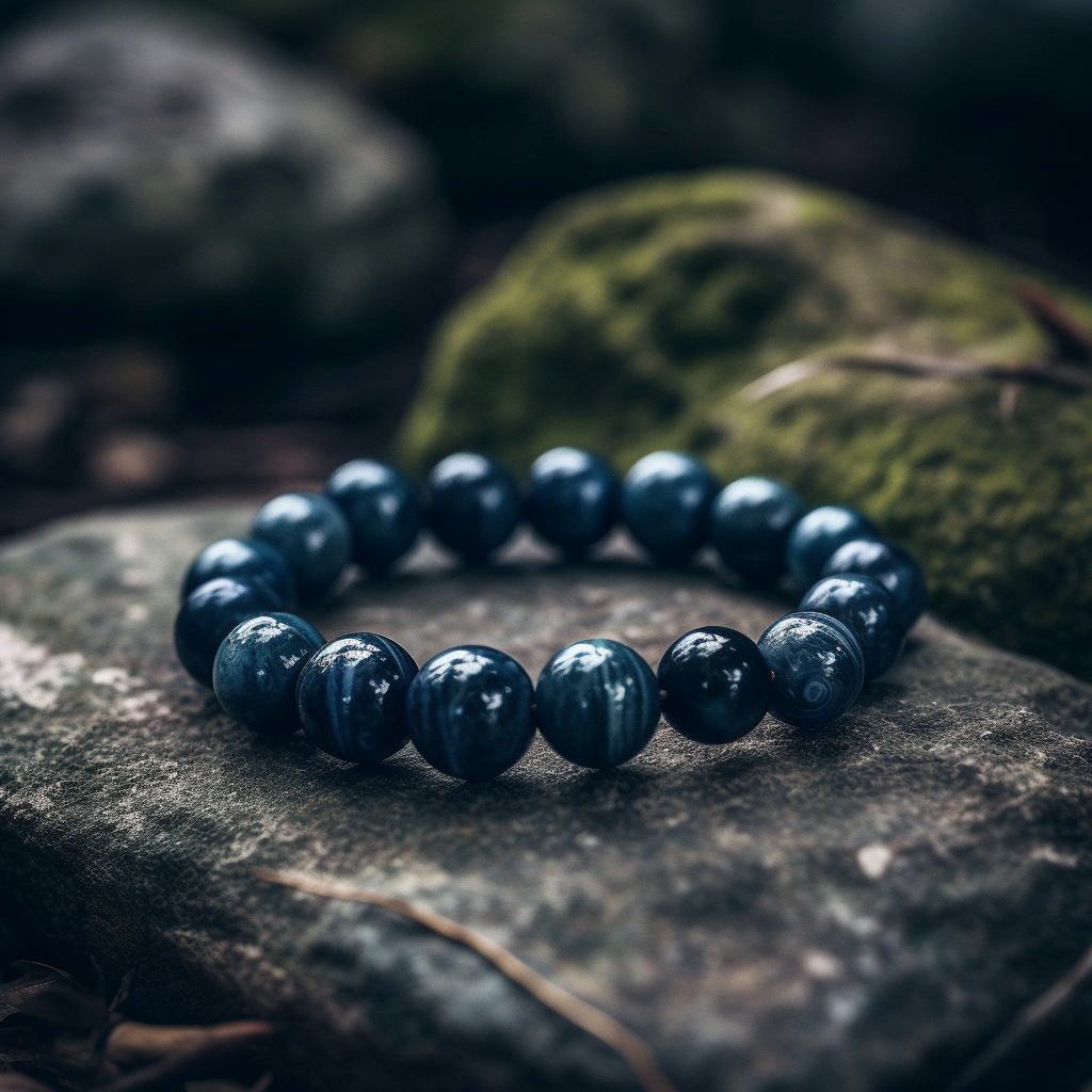 Blue Tiger's Eye Bracelet - Rich, Confidence, Ward off evil spirits