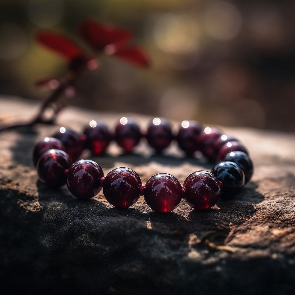 Garnet Bracelet - Loyalty, Love, Fellowship