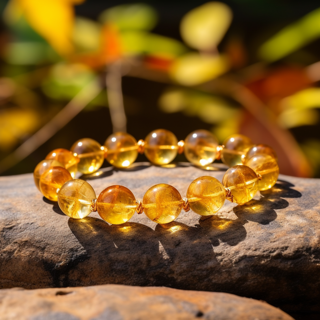 Citrine Bracelet - Vitality, Happiness, Optimism