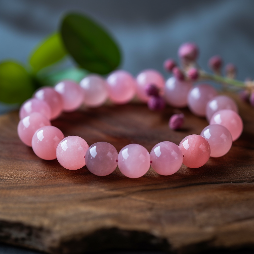 Pink Chalcedony Bracelet - Love, Beauty