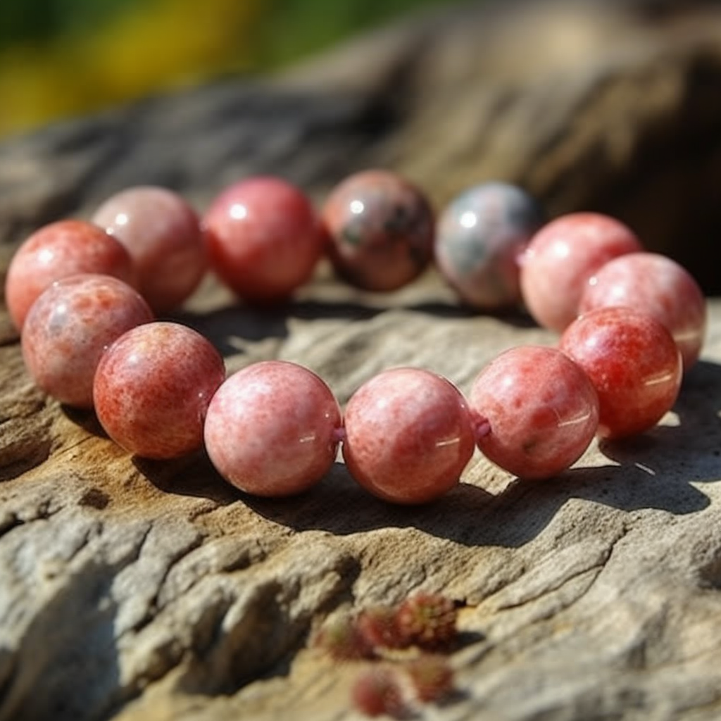 Rhodochrosite Bracelet - Easy-going, Steady, Pleasant